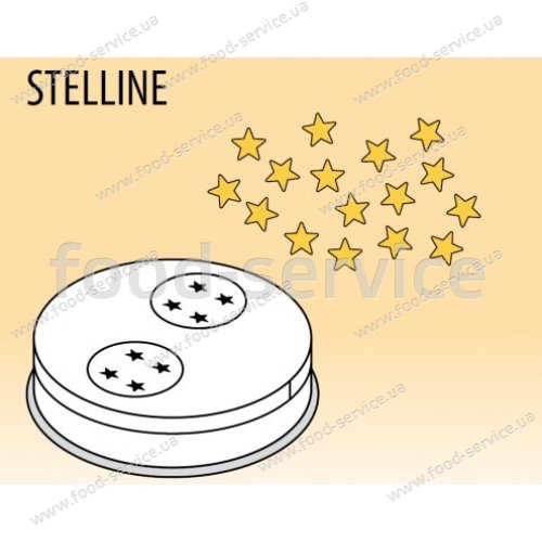 Матрица макарон. изделий Stelline d50 для пресса Fimar MPF/1,5 (насадка)